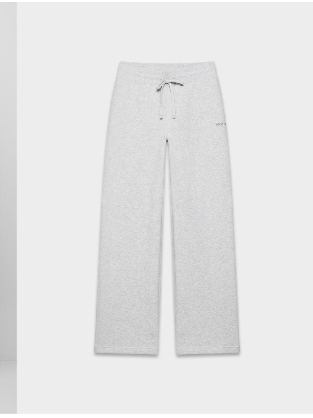 Aritzia Wide Leg Sweatpants in Light Gray